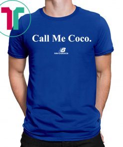 Cori Gauff Call Me Coco US Open Blue T-Shirt
