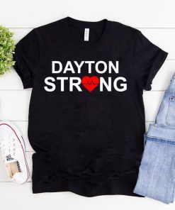 Dayton Strong Heart Heartbeat T-Shirt