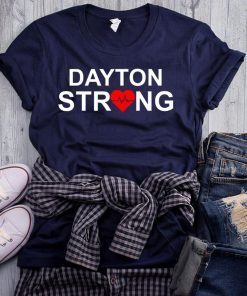 Dayton Strong Heart Heartbeat T-Shirt