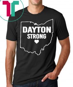 Dayton Strong Ohio Map Strong T-Shirt