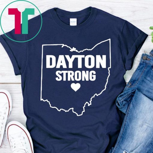 Dayton Strong Ohio Map Strong T-Shirt