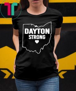 Dayton Strong Ohio Map Strong T-Shirt