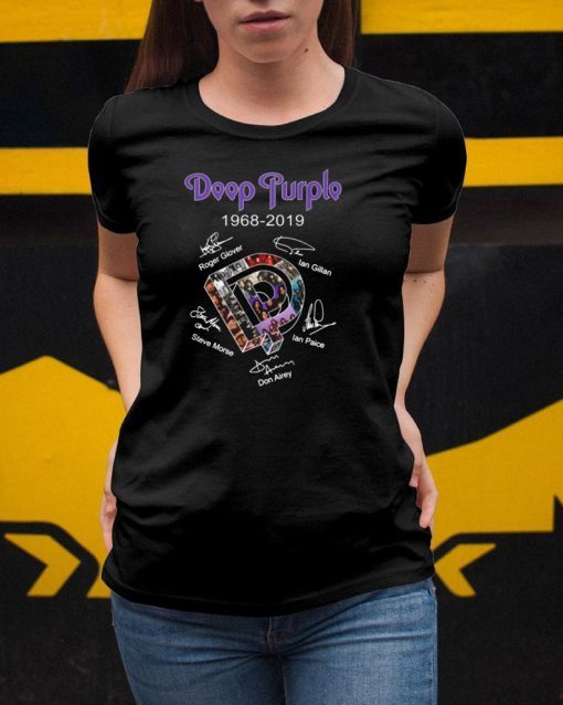 Deep purple 1968-2019 signatures shirt