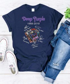 Deep purple 1968-2019 signatures shirt