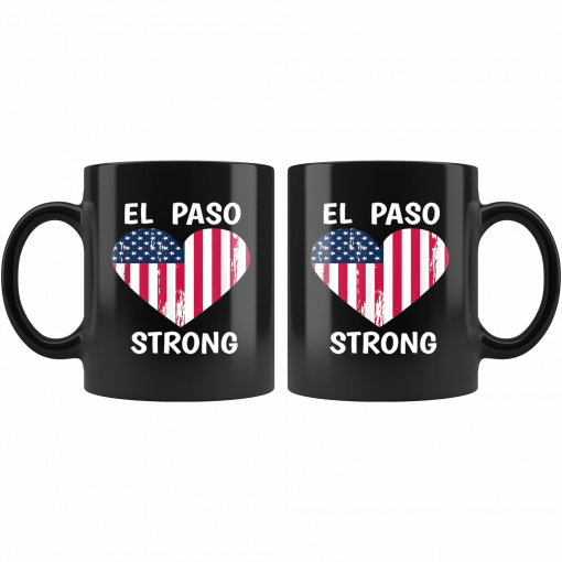 El Paso Strong El Paso Texas Heart Victims Mug