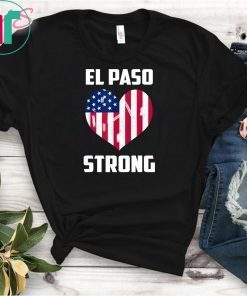 Mens El Paso Strong El Paso Texas Heart T-Shirt