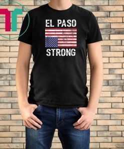 El Paso Strong Upside Down American Flag T-Shirt