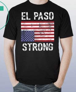 El Paso Strong Upside Down American Flag Shirt