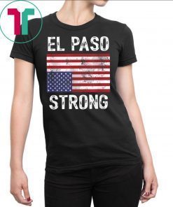 El Paso Strong Upside Down American Flag Shirt