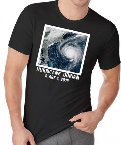 Florida Hurricane Dorian Stage 4 Natural Disaster Ocean T-Shirt