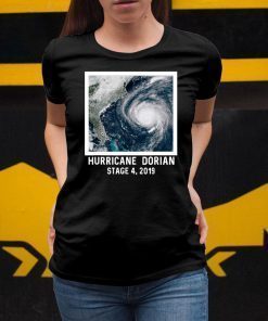 Florida Hurricane Dorian Stage 4 Natural Disaster Ocean T-Shirt