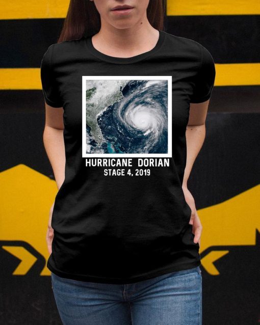 Florida Hurricane Dorian Stage 4 Natural Disaster Ocean T-Shirt