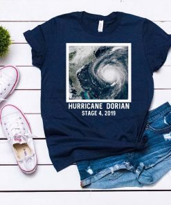 Florida Hurricane Dorian Stage 4 Natural Disaster Ocean T-Shirt