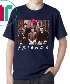 Friends Team Psychodynamics Horror Characters T-Shirt