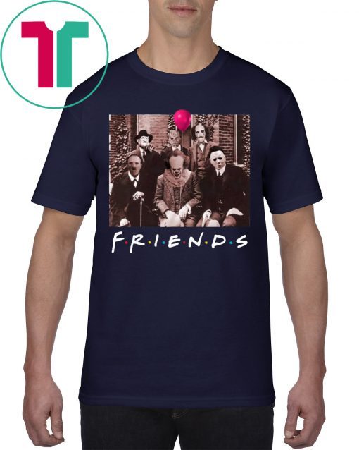 Friends Team Psychodynamics Horror Characters T-Shirt