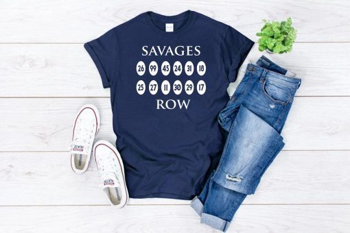 Fucking Savages in that Box Funny Tshirt Baseball gifts