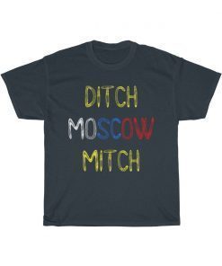 Funny Ditch Moscow Mitch Russia Sickle Premium T-Shirt Unisex Heavy Cotton Tee