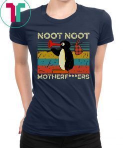 Funny Pingu Noot Noot Motherfucker Vintage T-Shirt