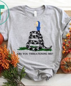 Gadsden Flag Beavis Are you Threatening Me Tee Shirt