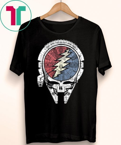 Grateful dead steal your face millennium falcon shirt