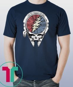 Grateful dead steal your face millennium falcon shirt