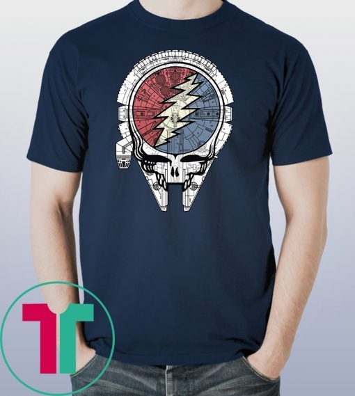 Grateful dead steal your face millennium falcon shirt