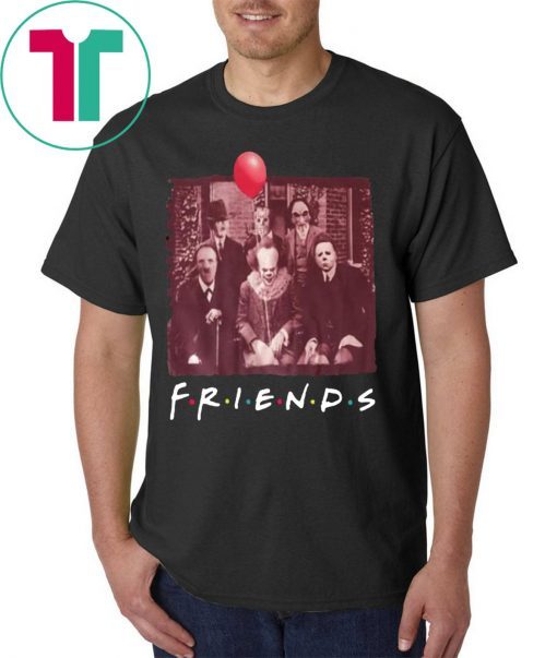 Horror Movie Characters Friends TV Show Shirt