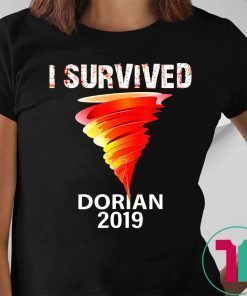 I Survived Hurricane Dorian Florida Storm Flood Tee Shirt