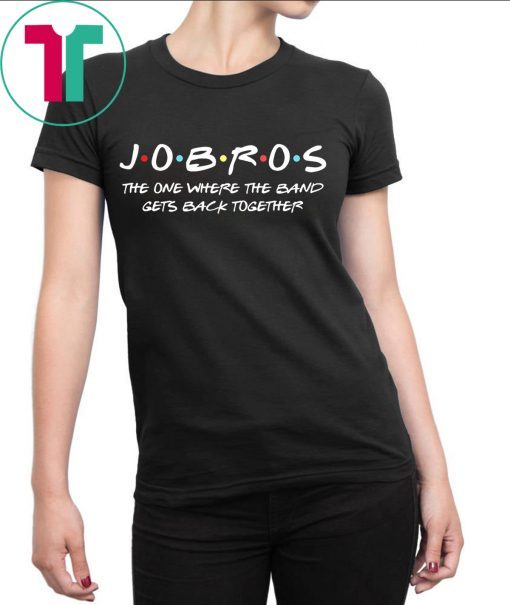 Jobros Shirt The One Where The Band Gets Black Together T-Shirt