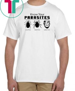 KNOW YOUR PARASITES Anti-Trump AF RESIST TShirt Funny Gift