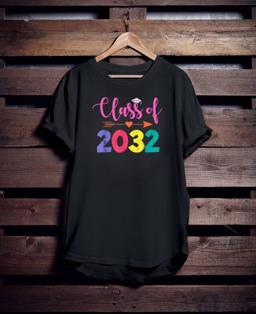 Kindergarten 2019 Tshirt Class Of 2032 Grow With Me T-Shirt T-Shirt