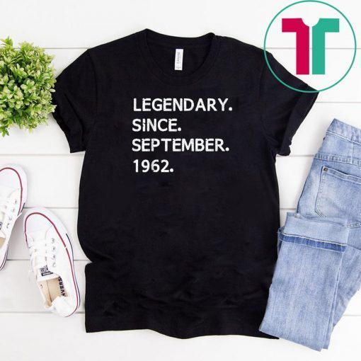 Legendary Since September 1962 Virgo Zodiac T-Shirt