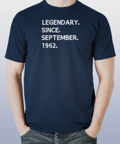 Legendary Since September 1962 Virgo Zodiac T-Shirt