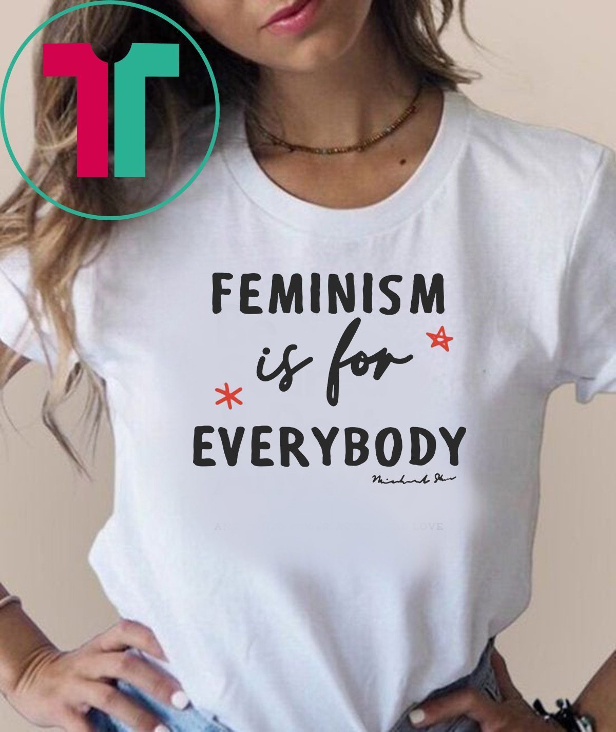 Mens Angie Harmon Feminism Is For Everybody T-Shirts