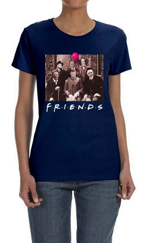 Official Horror Halloween Team Friends T-Shirt
