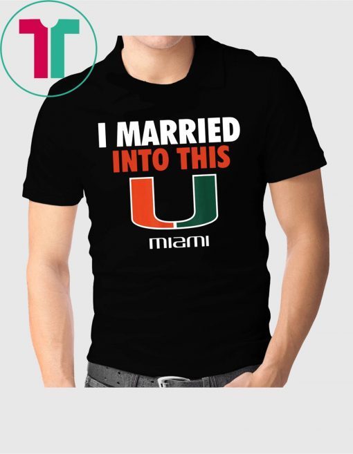 Miami Hurricanes Married Into This 2019 Shirt