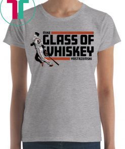 Mike Yastrzemski T-Shirt - Glass of Whiskey, San Francisco