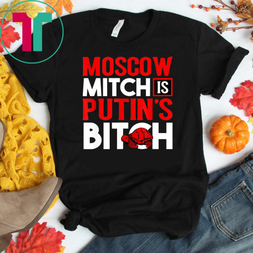 Moscow Mitch Putin's Bitch Russia Red Turtle meme T-Shirt Kentucky Democrats 2020 Gift T-Shirt