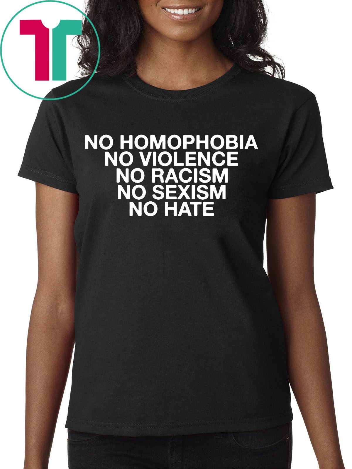 no homophobia no violence shirt