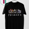 Official Horror Characters friends TV Show T-Shirt