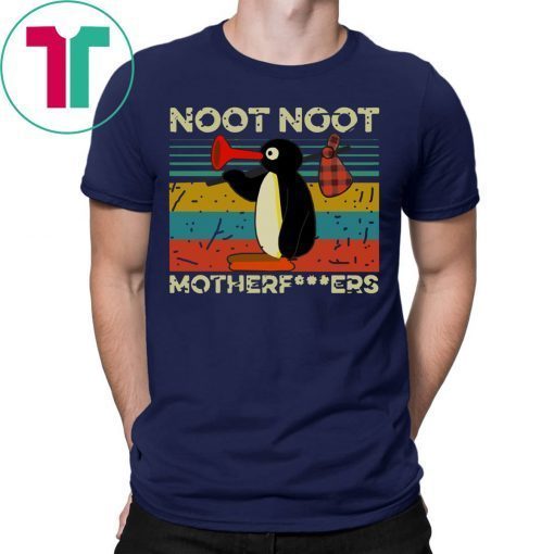 Official Pingu noot noot motherfucker vintage tee shirt