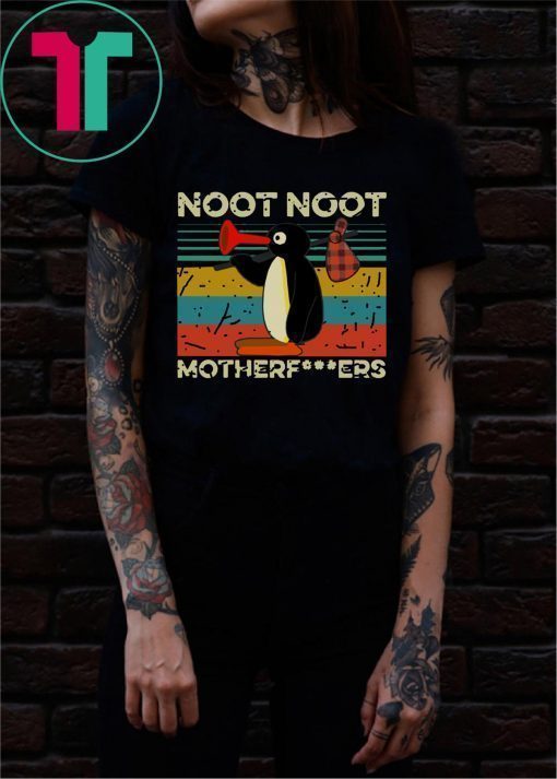 Official Pingu noot noot motherfucker vintage tee shirt