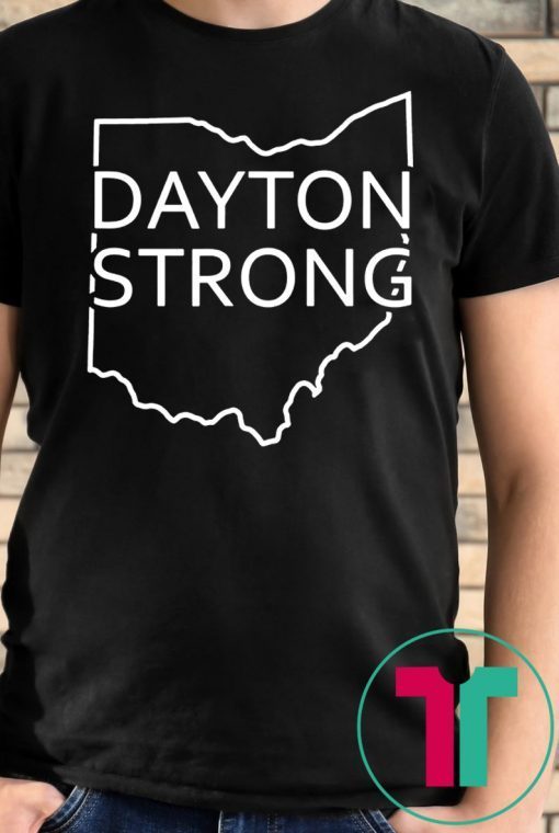 Ohio Map Dayton Strong Shirt