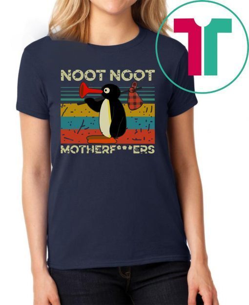 Pingu Noot Noot Motherfucker Vintage Shirt