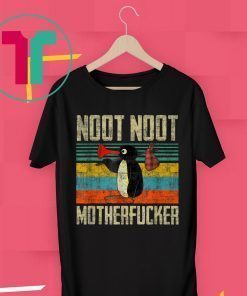 Noot Noot Motherfuckers Vintage Retro Sunset T-Shirt