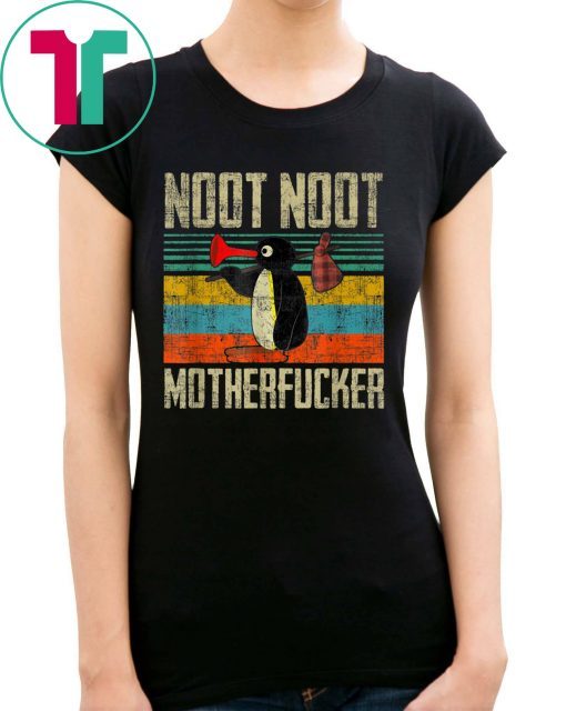 Noot Noot Motherfuckers Vintage Retro Sunset T-Shirt