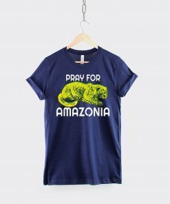 Pray For Amazonia Jaguar Ghost of Brazilian Rainforest T-Shirt