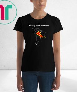 Mens Pray for Amazonia #PrayforAmazonia 2019 T-shirt