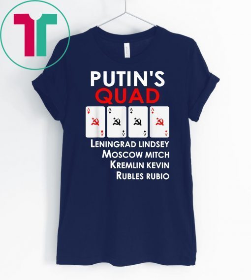Putin's Quad Poker Hand full of Republicans Shirt Kentucky Democrats Classic Gift T-Shirt