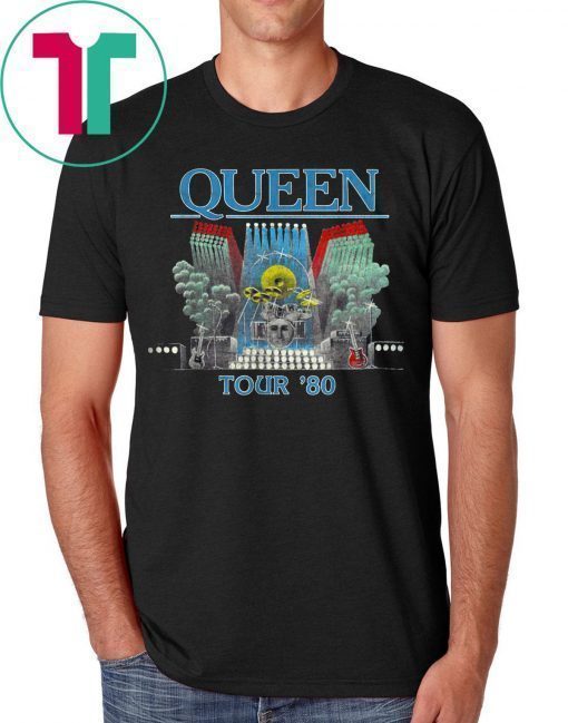 Queen Official Tour 80 T-Shirt for Mens Womens Kids Tee